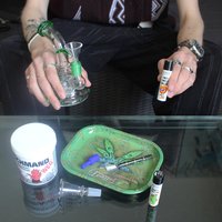 420 Box Bong Starter Set mit Bubbler und Zubehör