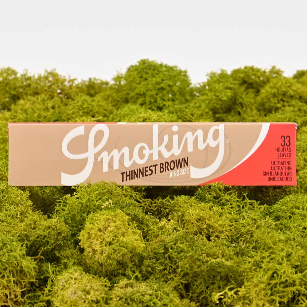 Smoking Thinnest Brown King Size Slim Paper