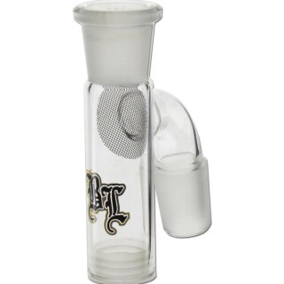 Black Leaf Glas Aschefänger für Bongs - Sauberer Genuss, Weniger Putzen - NS 2x14 (14,5mm)