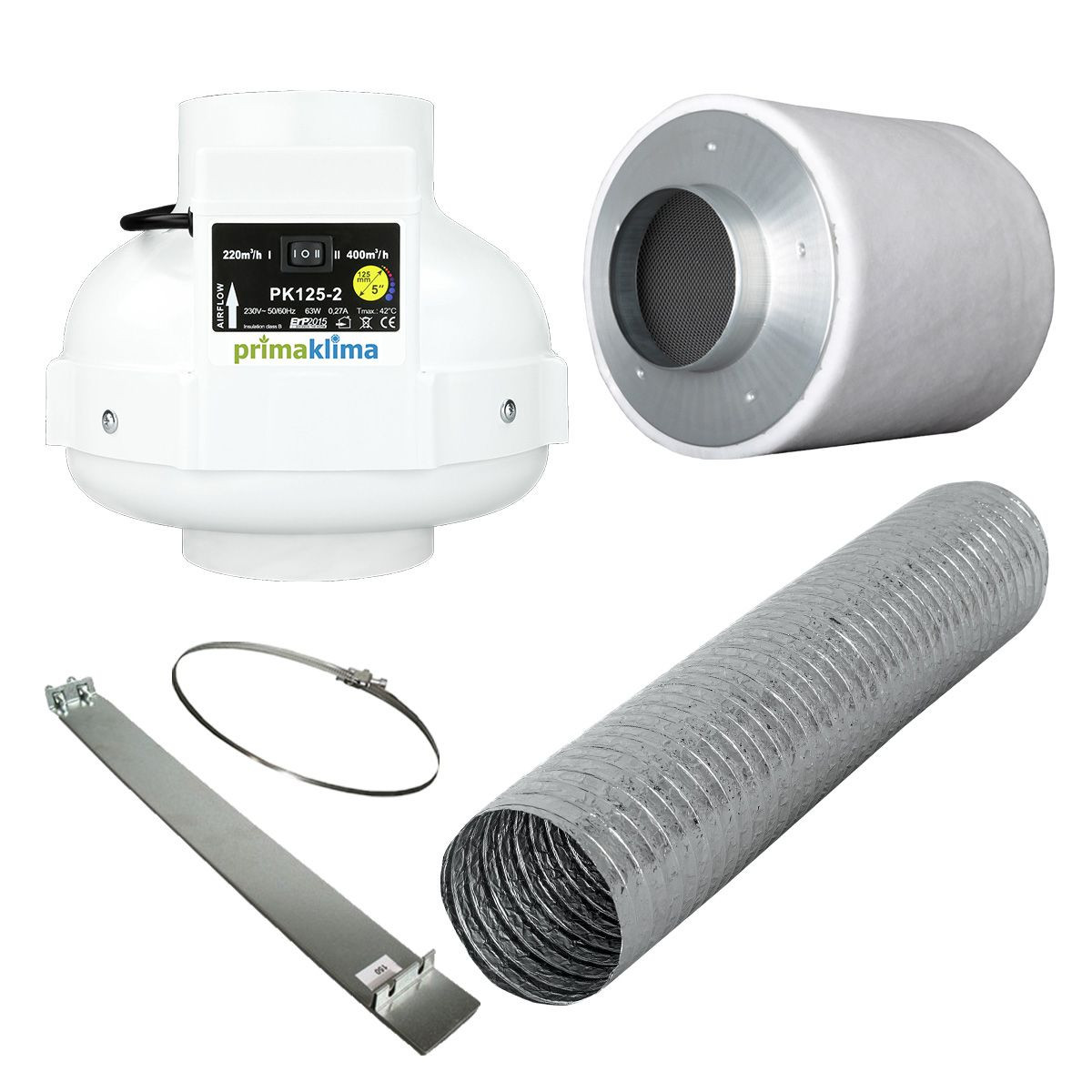 Eco Abluft-Set 125er 400