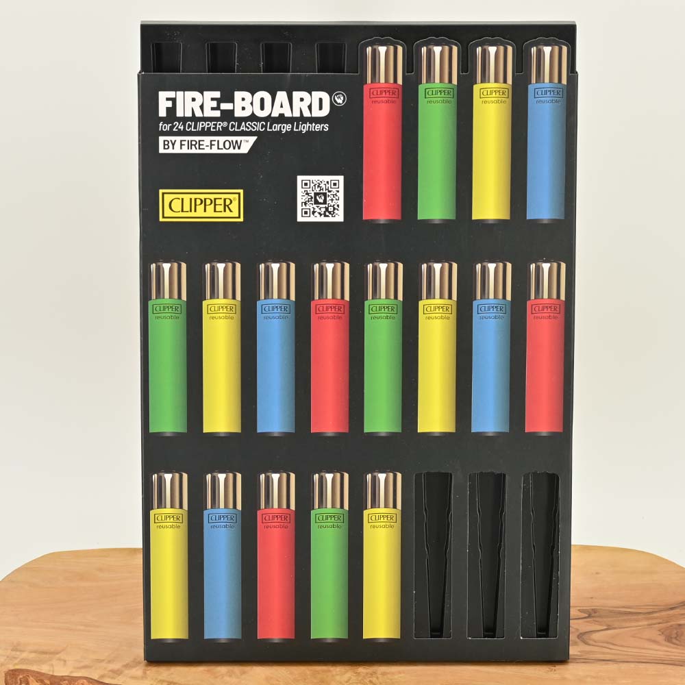 Clipper Ständer für 24 Feuerzeuge - Fire Board