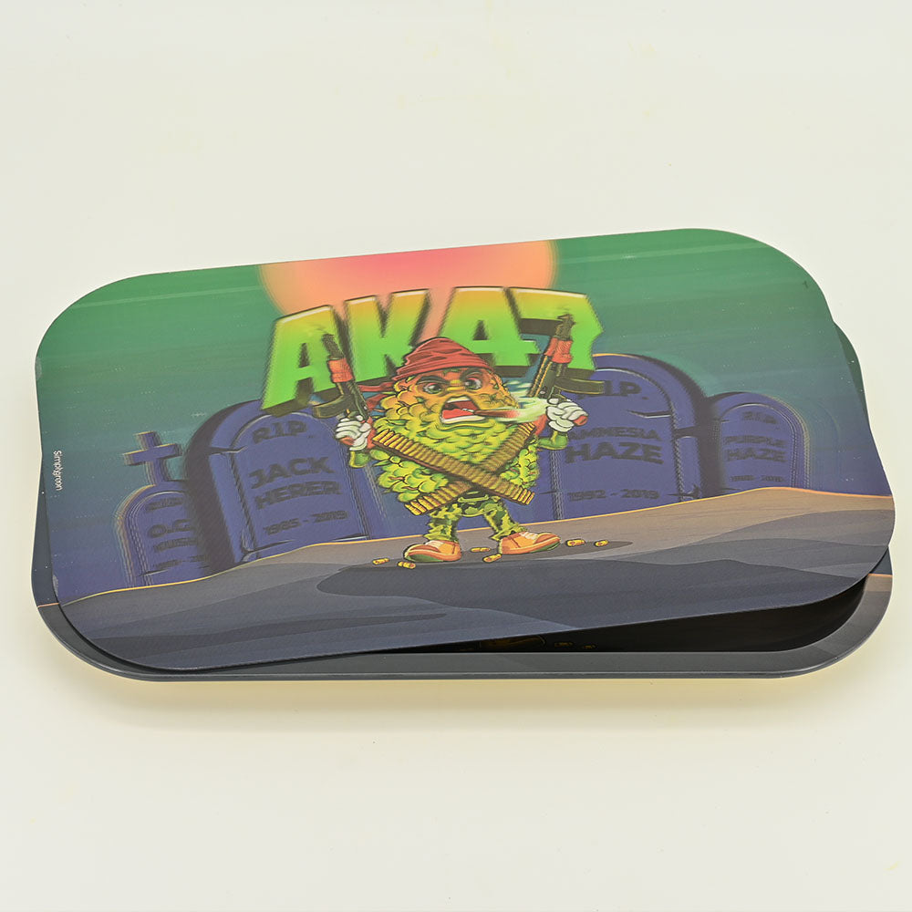 AK 47 Rolling Tray Cover mit 3D Effekt - magnetisch