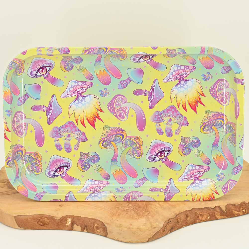 Mushrooms Medium Rolling Tray