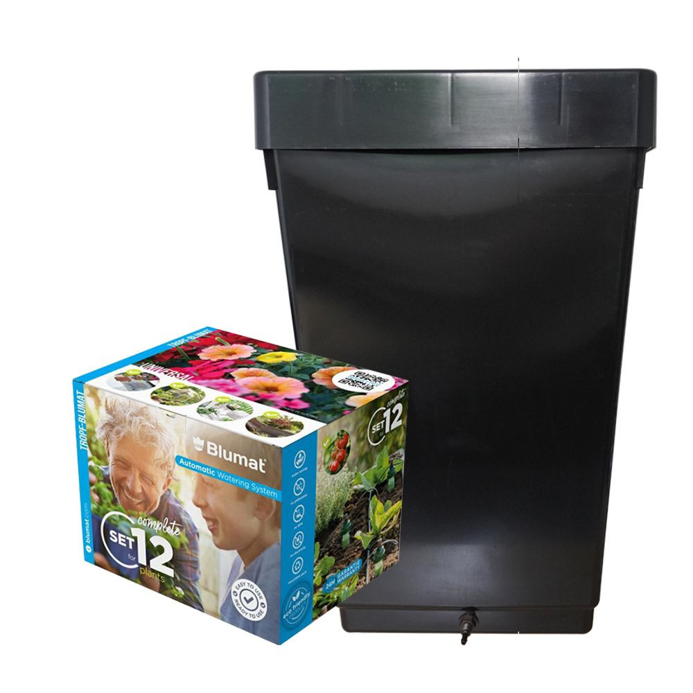 Blumat Tropf-System für 12 Pflanzen + 47 Liter Tank