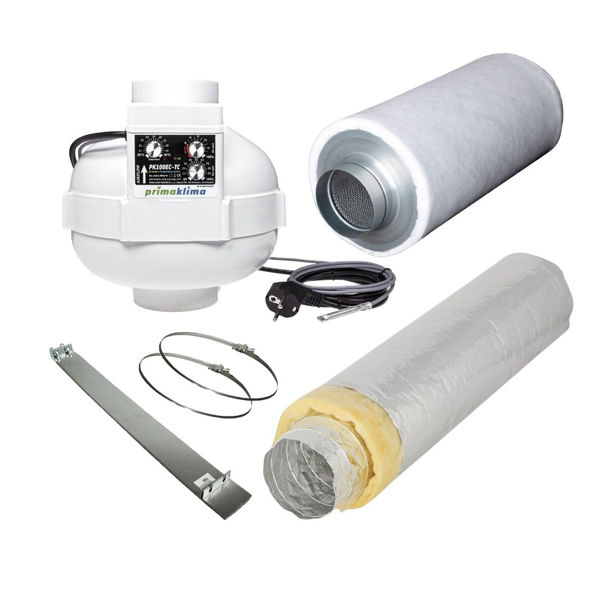 Mini Abluft-Set 100er 420 Supersilent