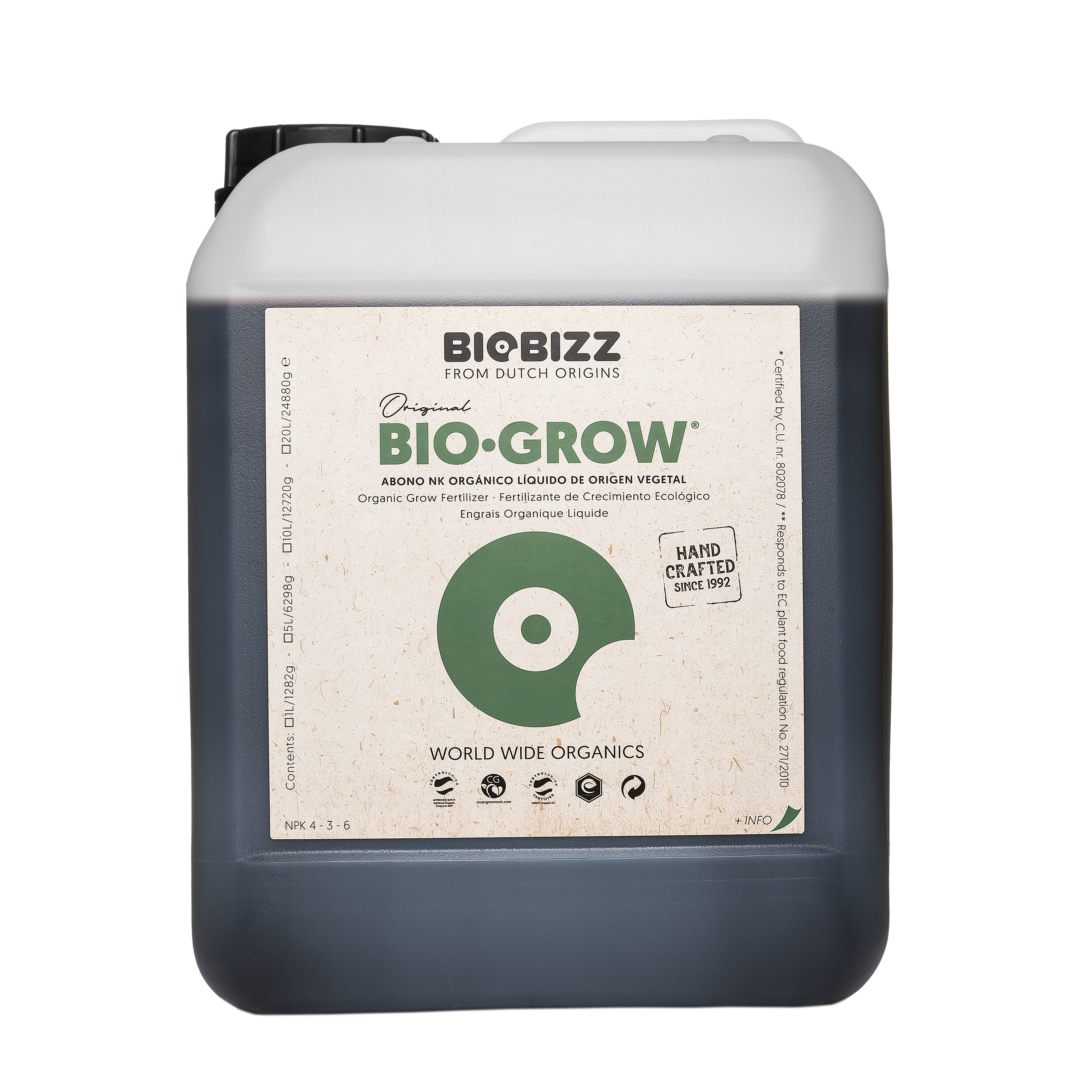 BioBizz Bio-Grow Wachstumsdünger 5 L