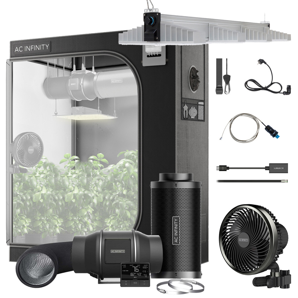 DIY AC Infinity X SANlight Komplettset 120x60 265W