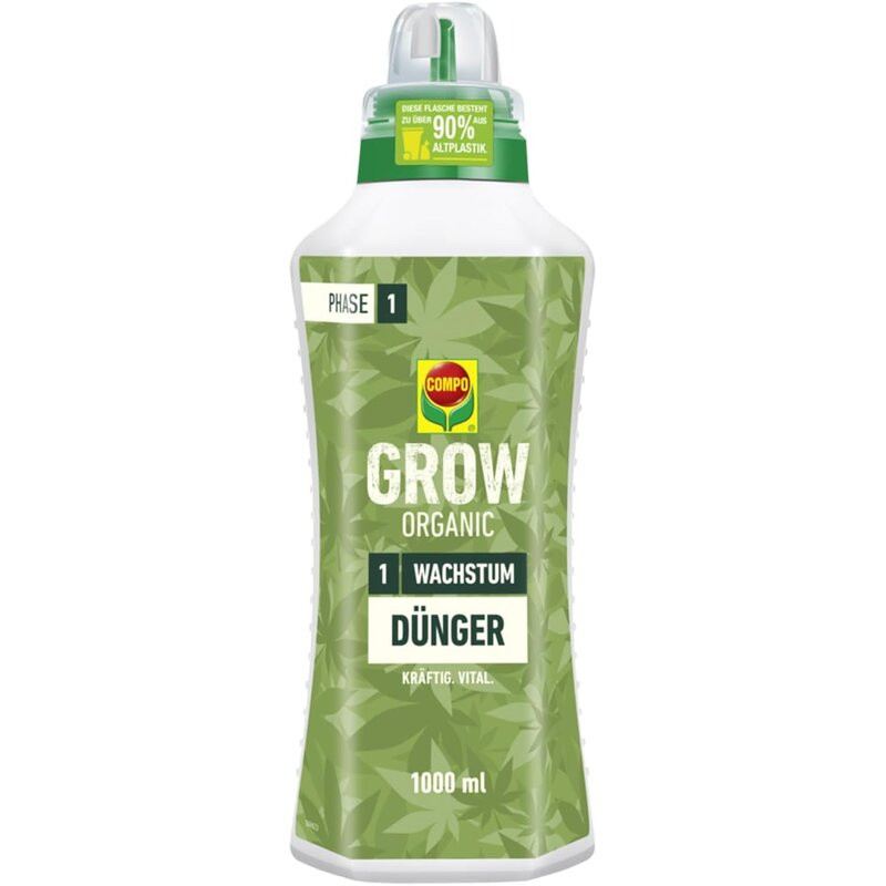 Compo Grow Organic Wachstum Dünger 1L