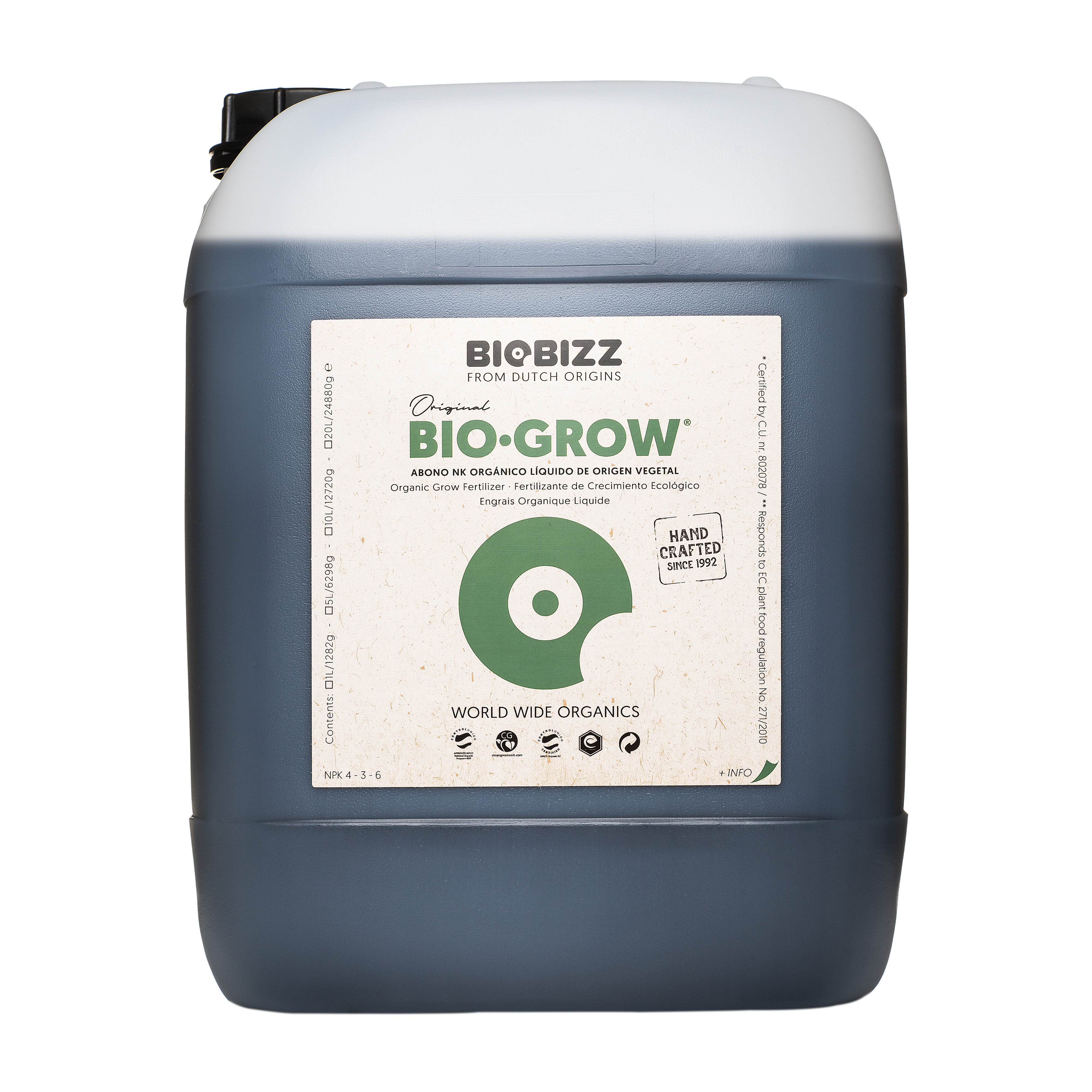 BioBizz Bio-Grow Wachstumsdünger 10 L
