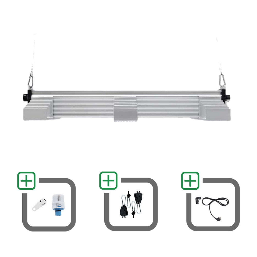 SANlight EVO 3-80 1.5 200W Sparset mit Magnet-Dimmer + Netzkabel + Aufhängung