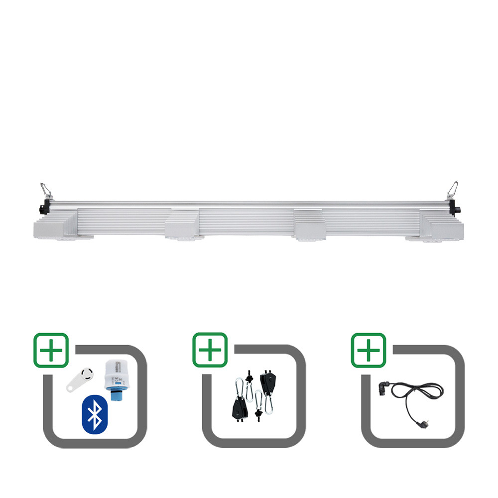 SANlight EVO 4-120 1.5 265W Sparset mit Bluetooth-Dimmer + Netzkabel + Aufhängung