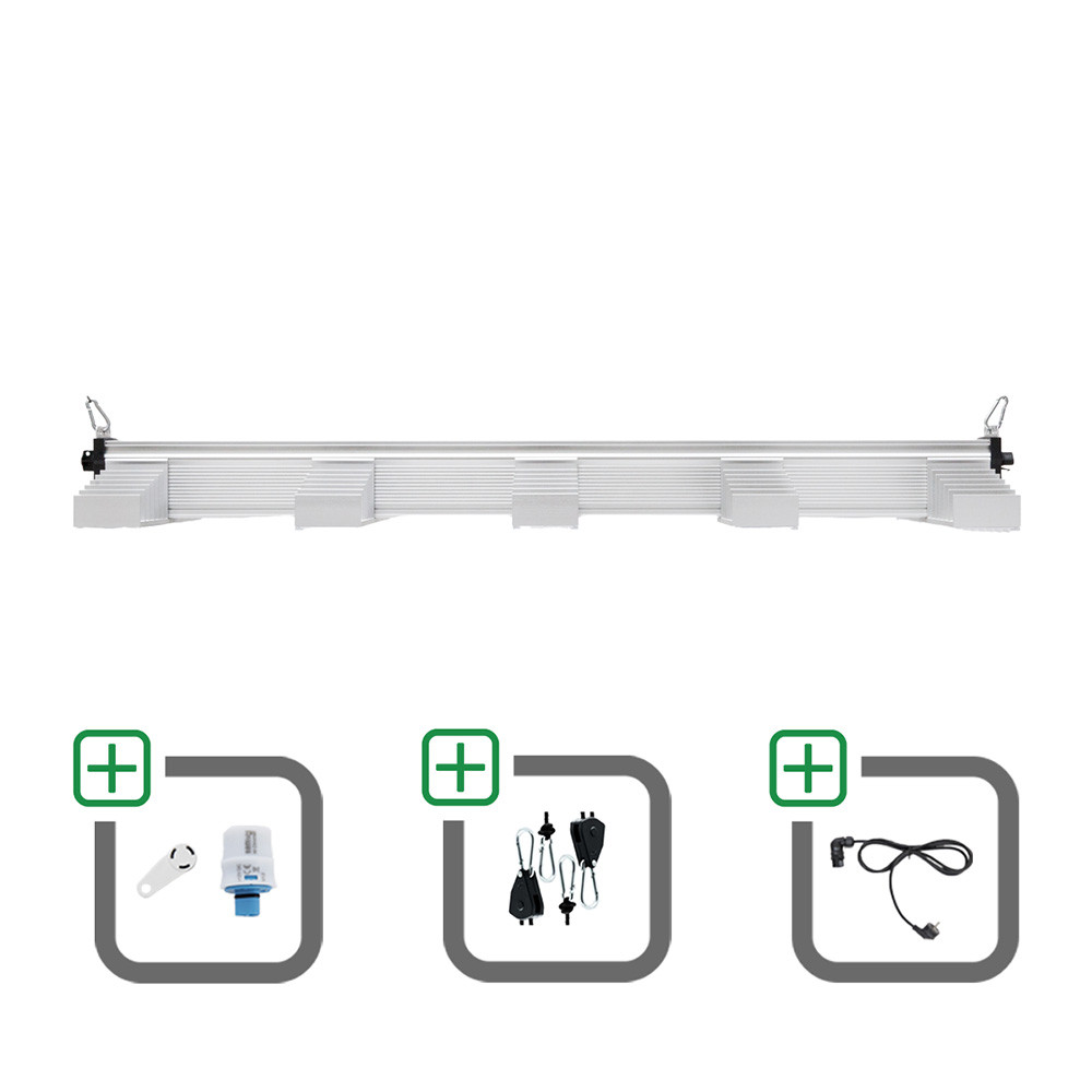 SANlight EVO 5-120 1.5 340W Sparset mit Magnet-Dimmer + Netzkabel + Aufhängung