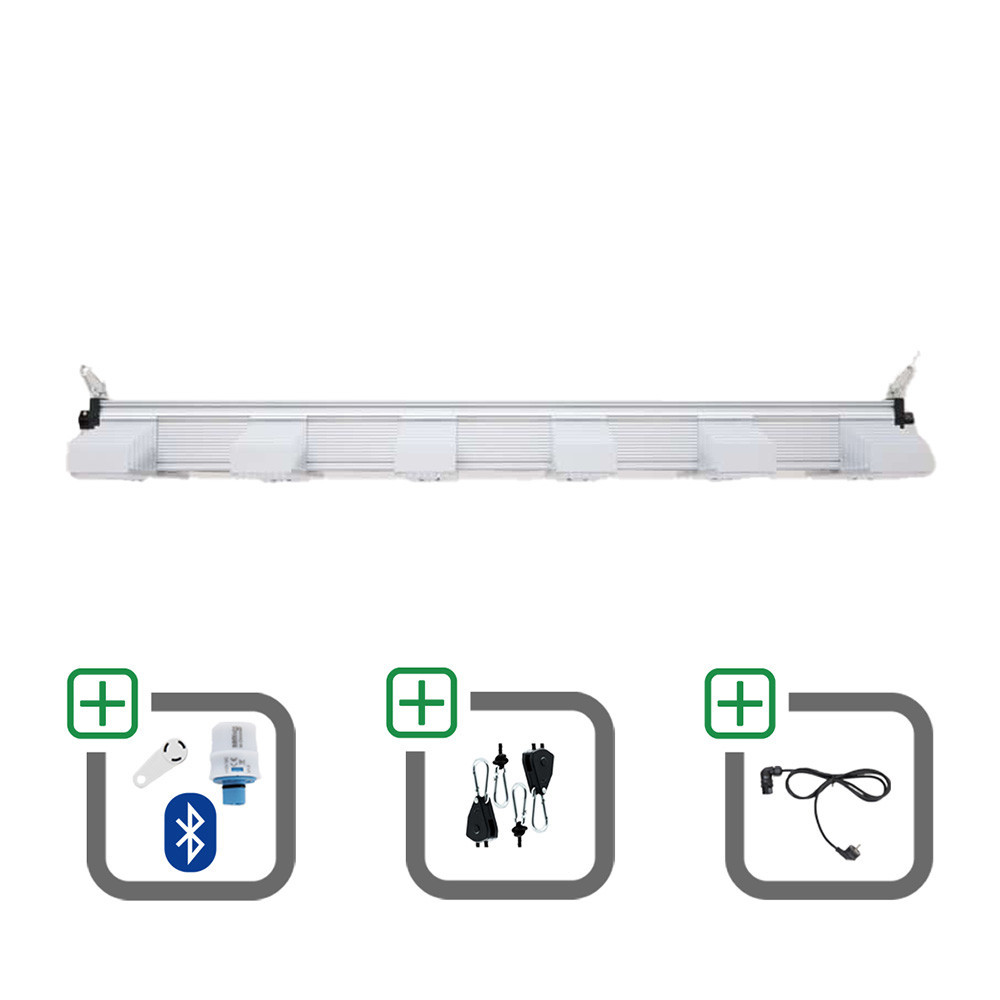 SANlight EVO 6-120 1.5 400W Sparset mit Bluetooth-Dimmer + Netzkabel + Aufhängung