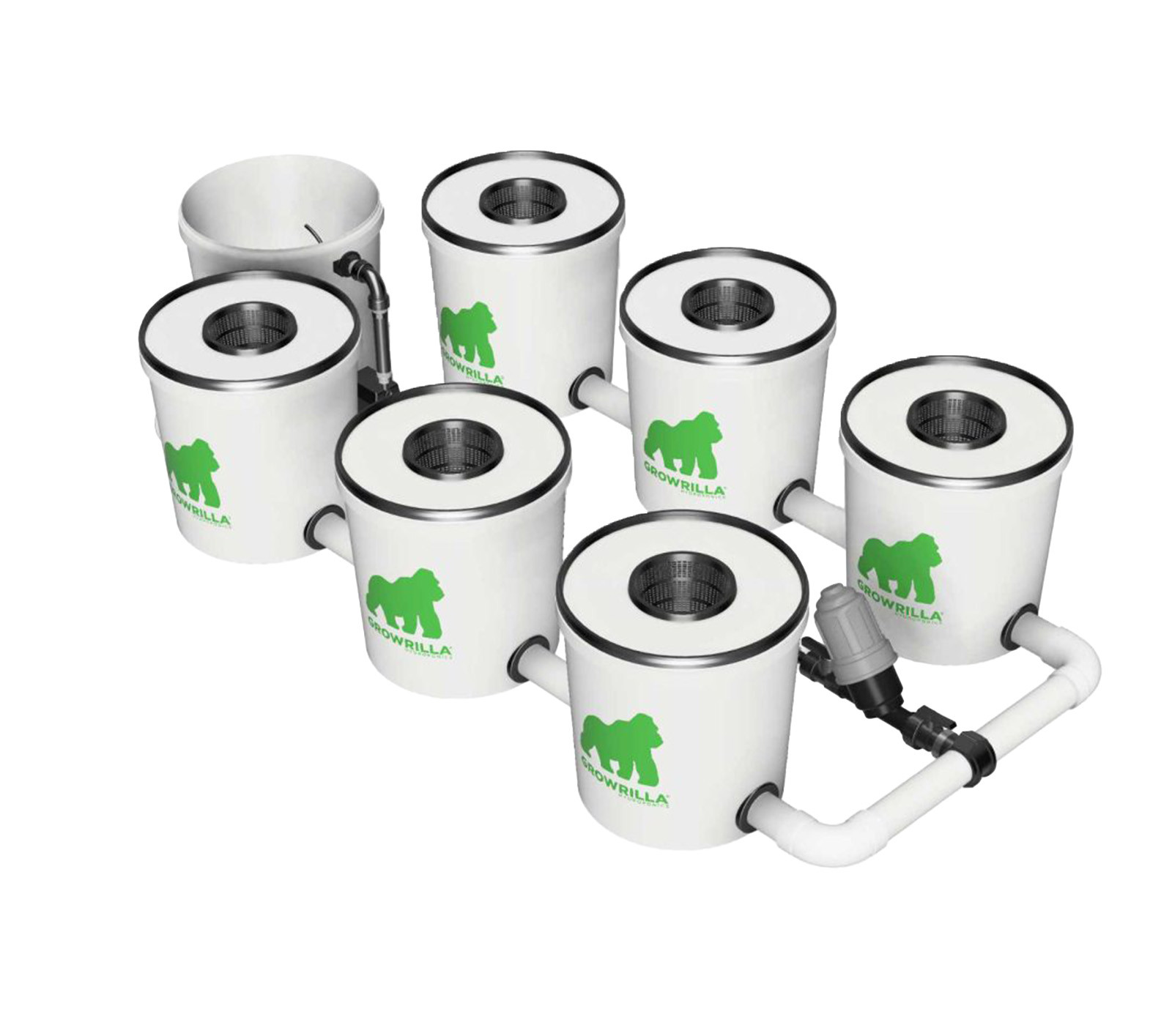 Growrilla RDWC Pro für 6 Pflanzen