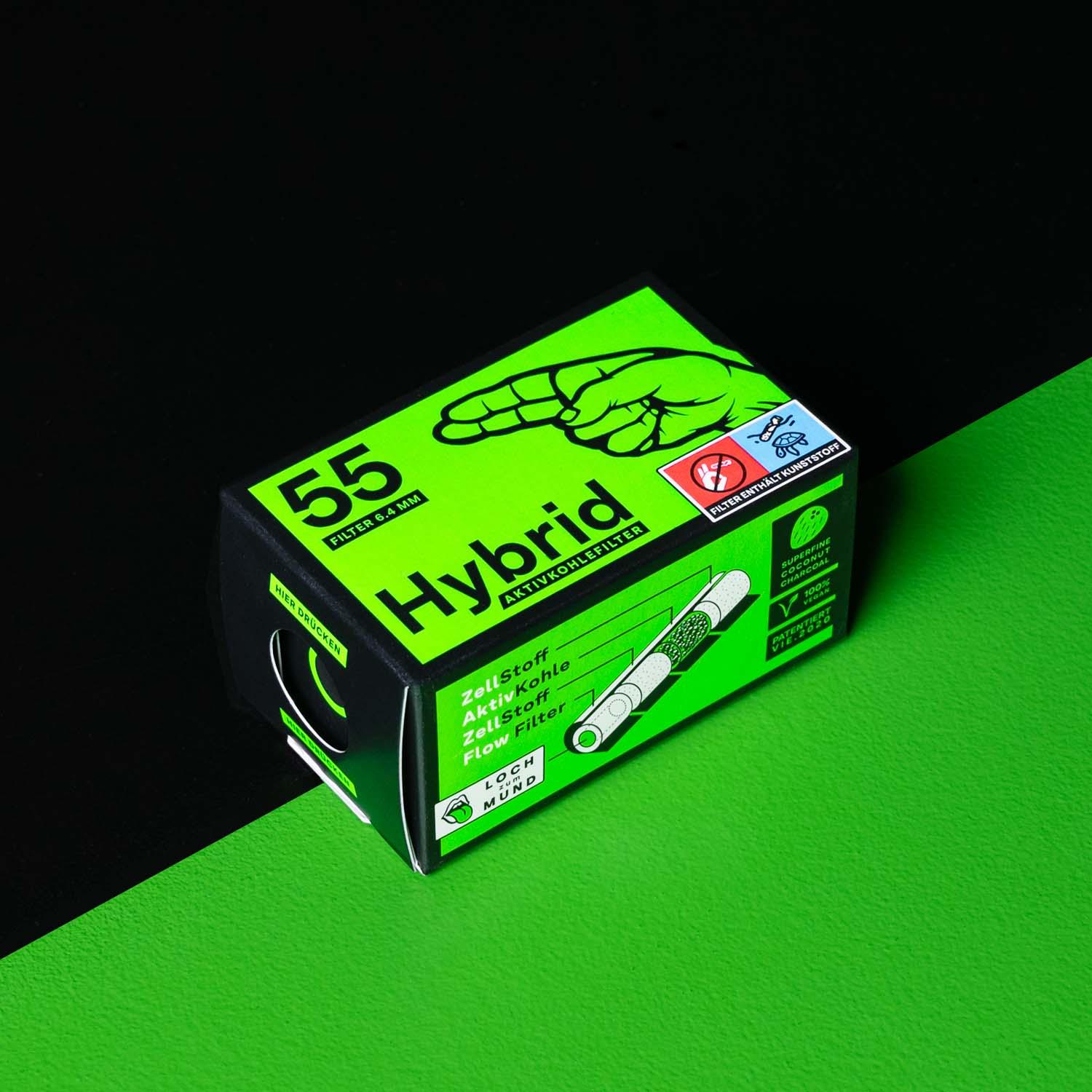 Hybrid Supreme Aktivkohlefilter 55er Box Classic