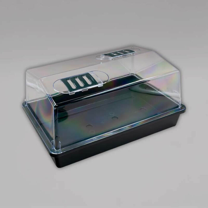 Zimmergewächshaus mit Belüftungsklappen