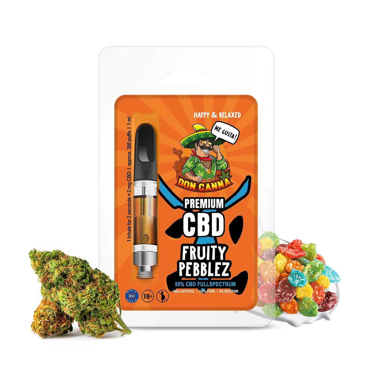 Premium CBD Liquid Fruity Pepplez · 1 ml