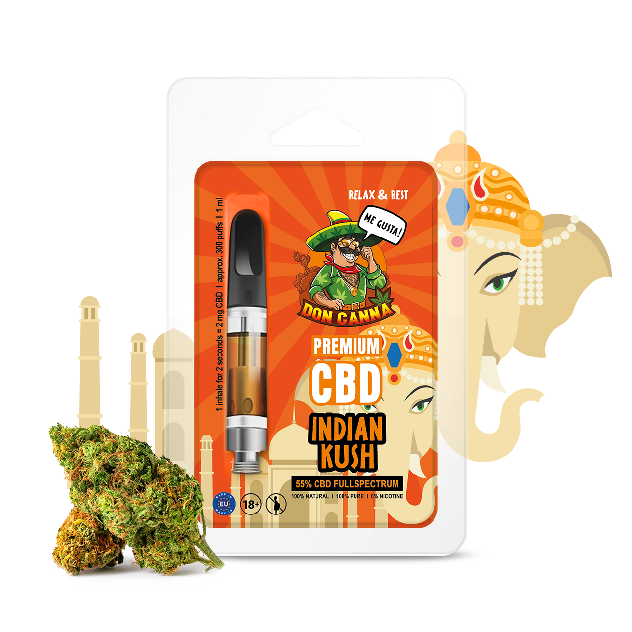 Premium CBD Liquid Indian Kush · 1 ml