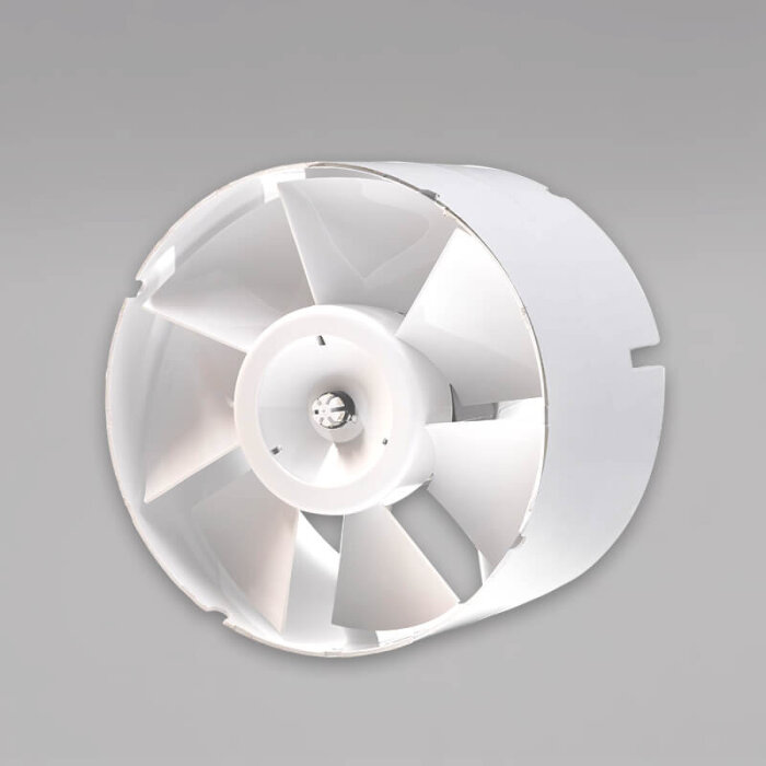 Axiallüfter, 190m³/h, für 125mm Rohr mit geradem Anschluss