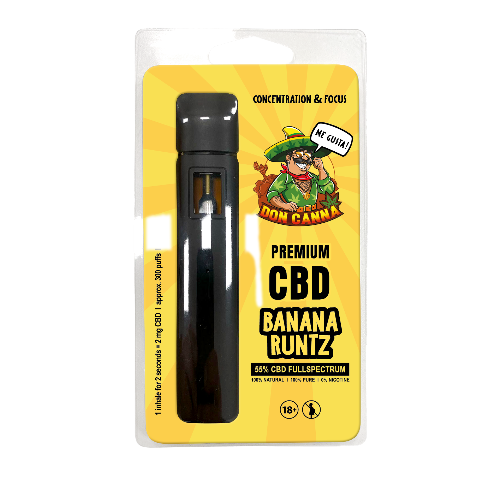 Premium CBD Liquid Banana Runtz · 2 ml