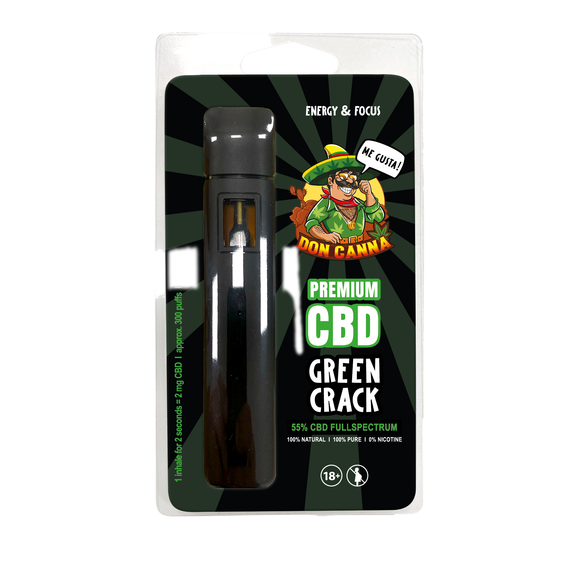 Premium CBD Liquid Green Crack · 2 ml