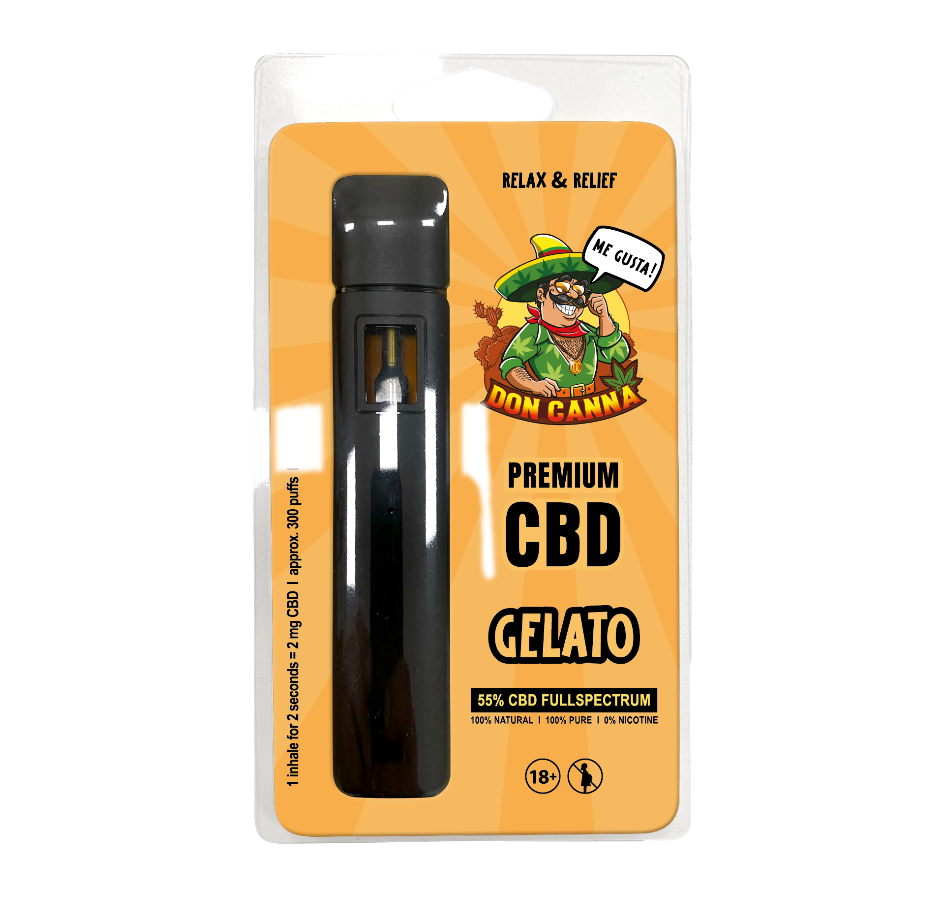 Premium CBD Liquid Gelato · 2 ml