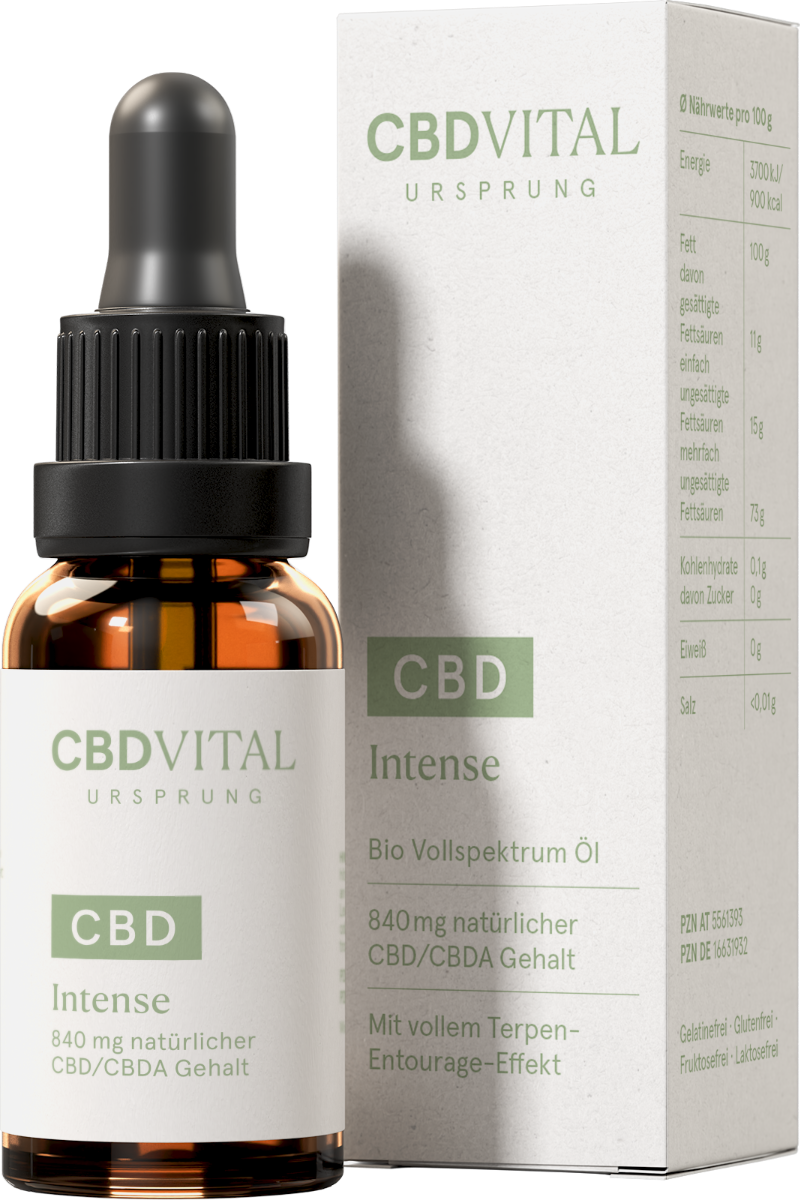 CBD Vollspektrum Öl URSPRUNG Intense