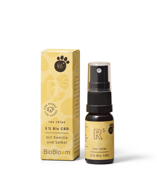 5% Bio CBD Öl für Hunde - rex relax
