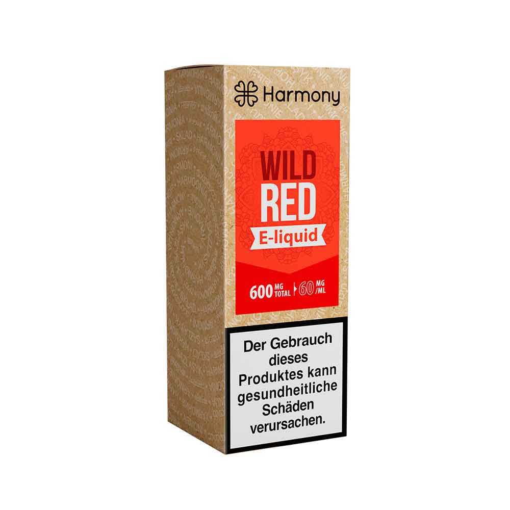Harmony CBD Liquid 600mg 10ml - Wild Red