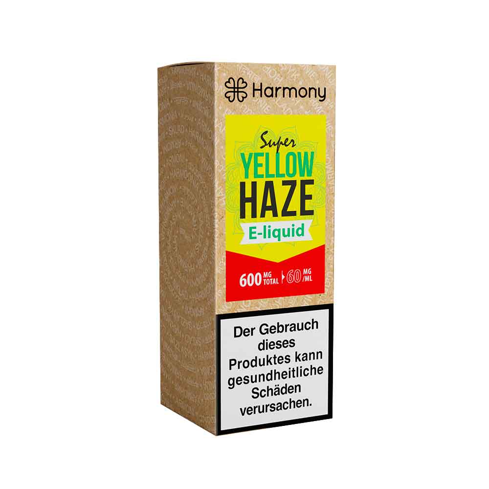 Harmony CBD Liquid 600mg 10ml - Super Yellow Haze