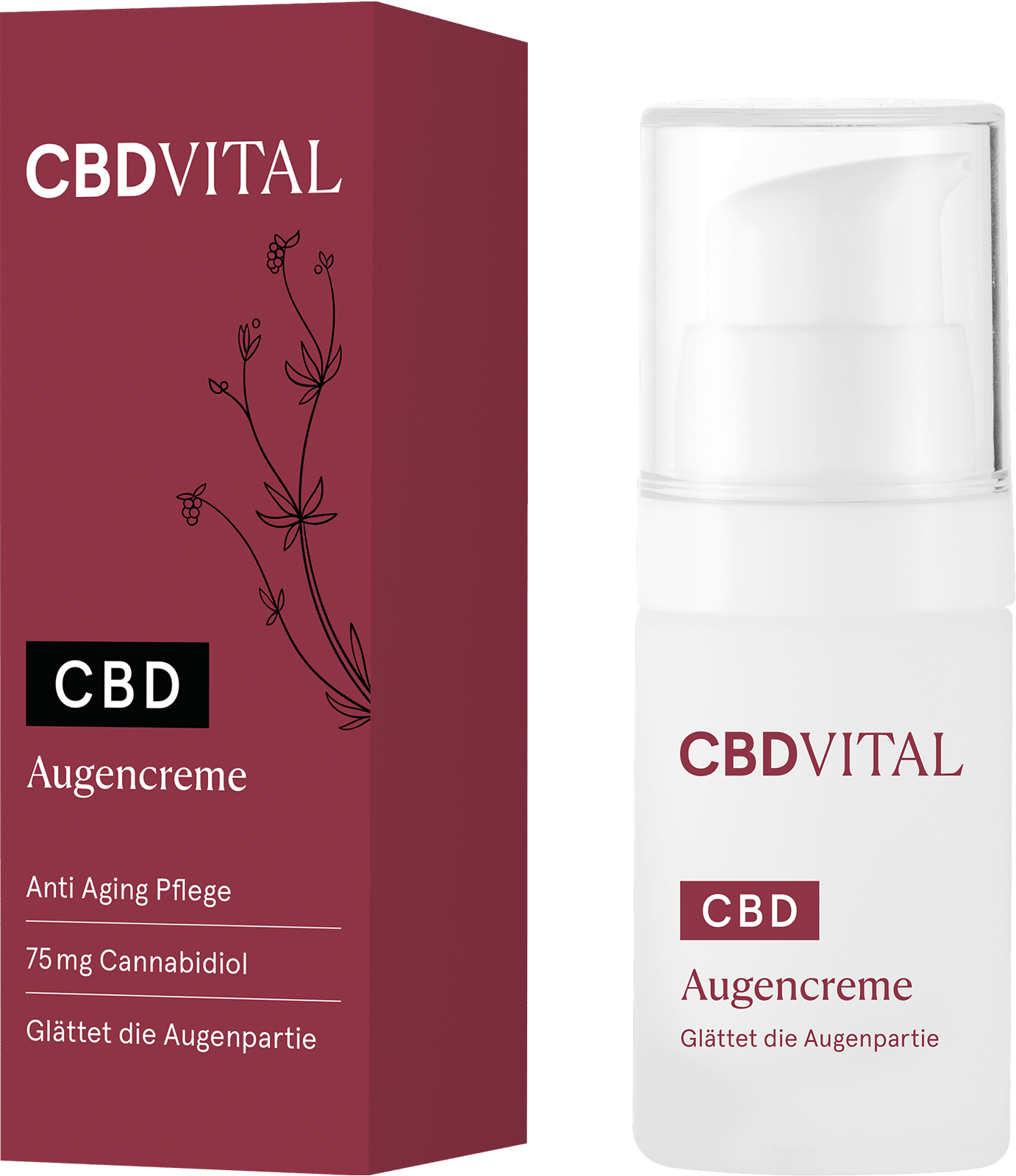 CBD VITAL Augencreme - Premium BIO CBD Creme 15ml