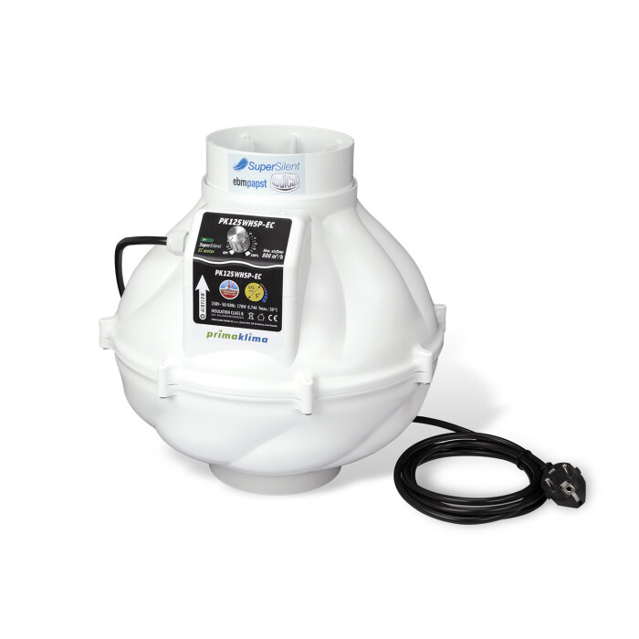 Prima Klima Whisperblower Abluftventilator PK125-WHSP-EC, 800 m³/h
