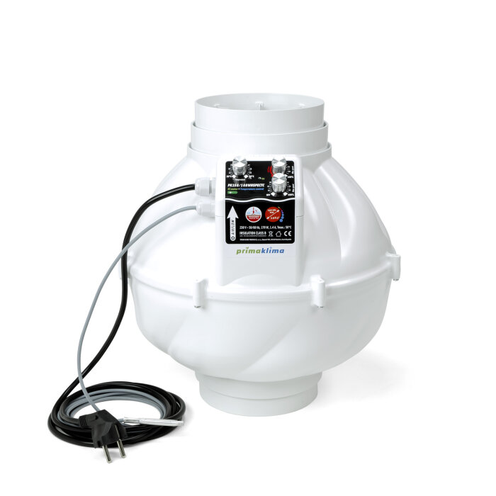 Prima Klima Whisperblower Abluftventilator PK160WHSP-ECTC, 1400 m³/h