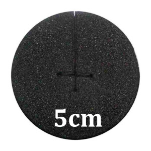 Neoprendisk Ø5cm schwarz