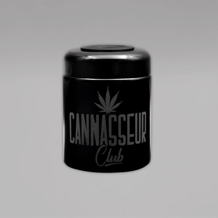 Cannasseur Club Humidor, mit integriertem Hygrometer Medium, 7,5 x 10cm