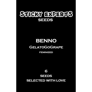Sticky Experts Benno GelatoGoGrape Fem 6St.