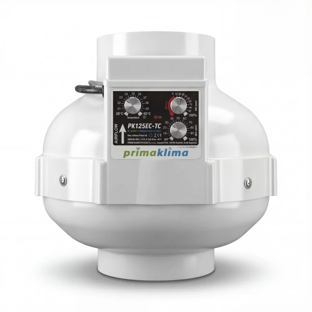 Prima Klima Temp-Control EC-Ventilator 125mm 680m³/h (PK125EC-TC)