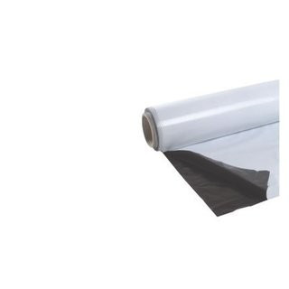 Schwarz/Weiß Folie (2m breit, 25m Länge)