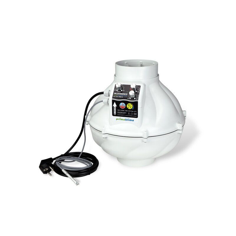Prima Klima Whisperblower Temp-Control EC-Ventilator 125mm 800m³/h (PK125WHSPECTC)