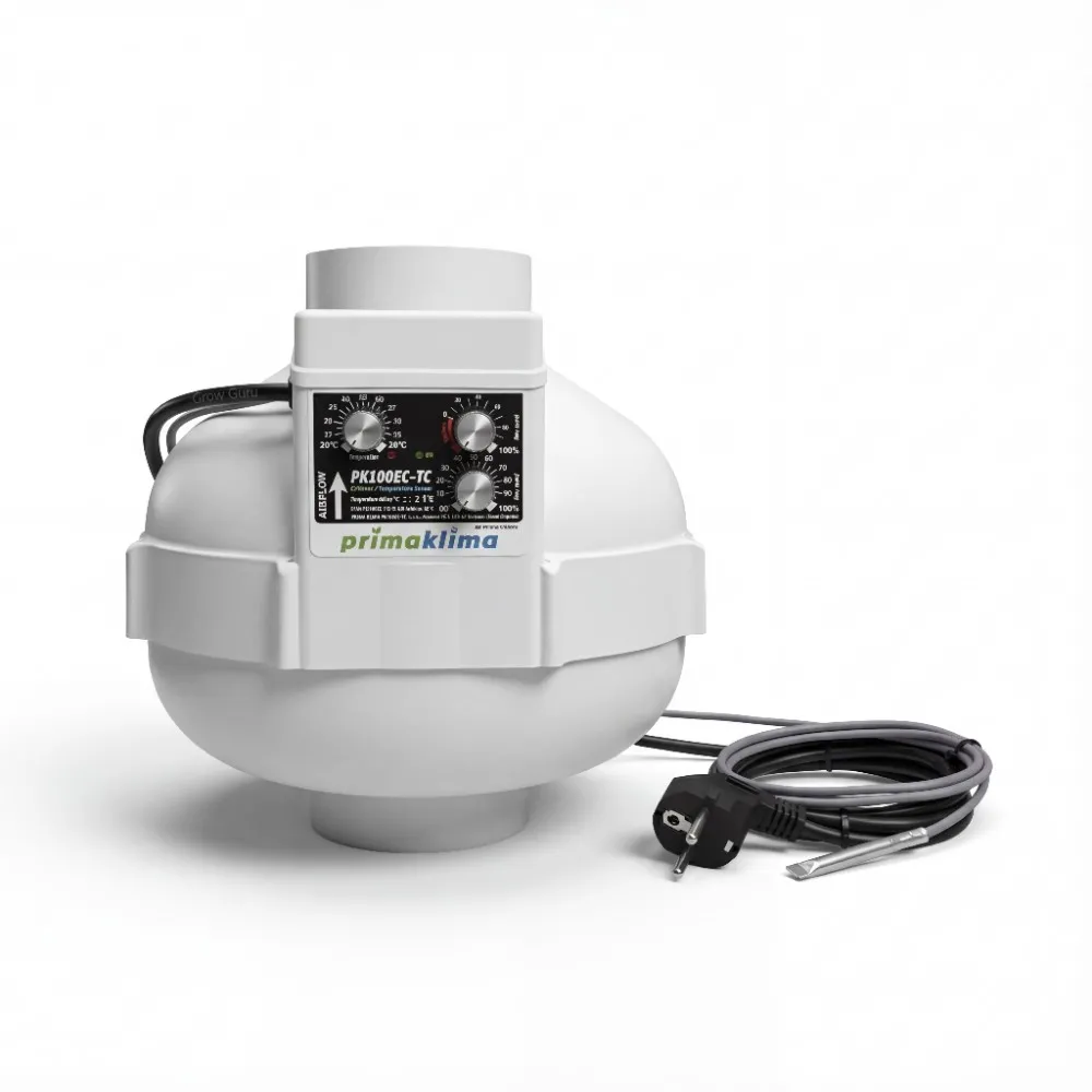 Prima Klima Temp-Control EC-Ventilator 100mm 580 m³/h (PK100EC-TC)