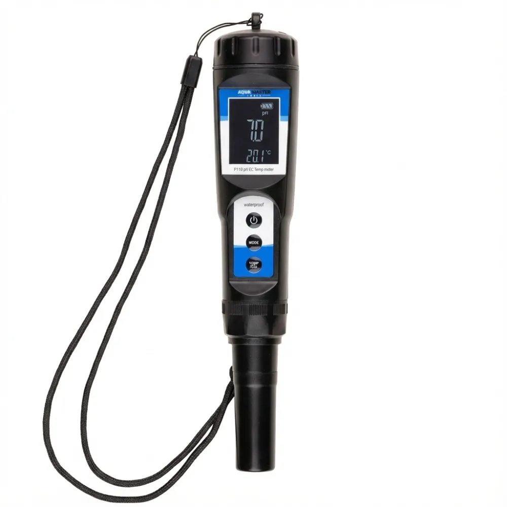 Aqua Master Tools P110 Pro Combo Pen pH EC Temp