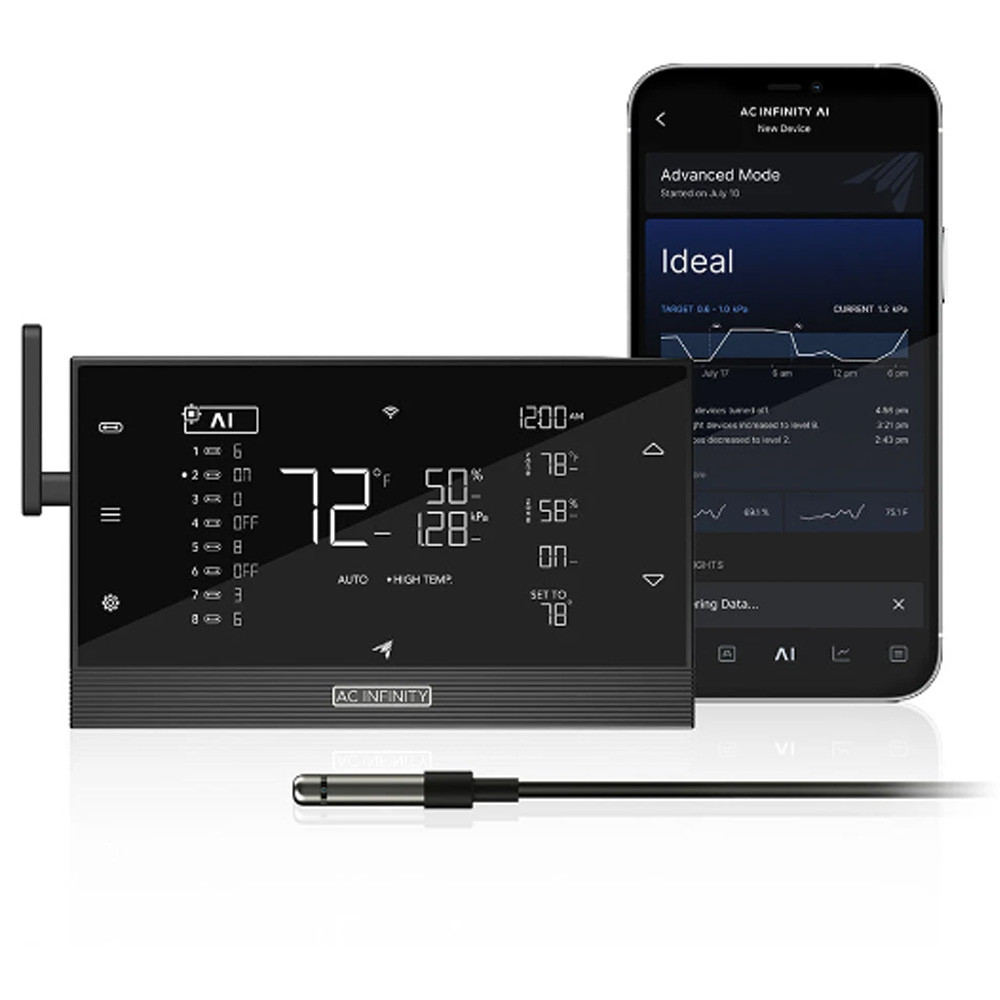 AC Infinity CONTROLLER AI+ Umweltcontroller KI-gestütztes Lernen und dynamische Pegelanpassung