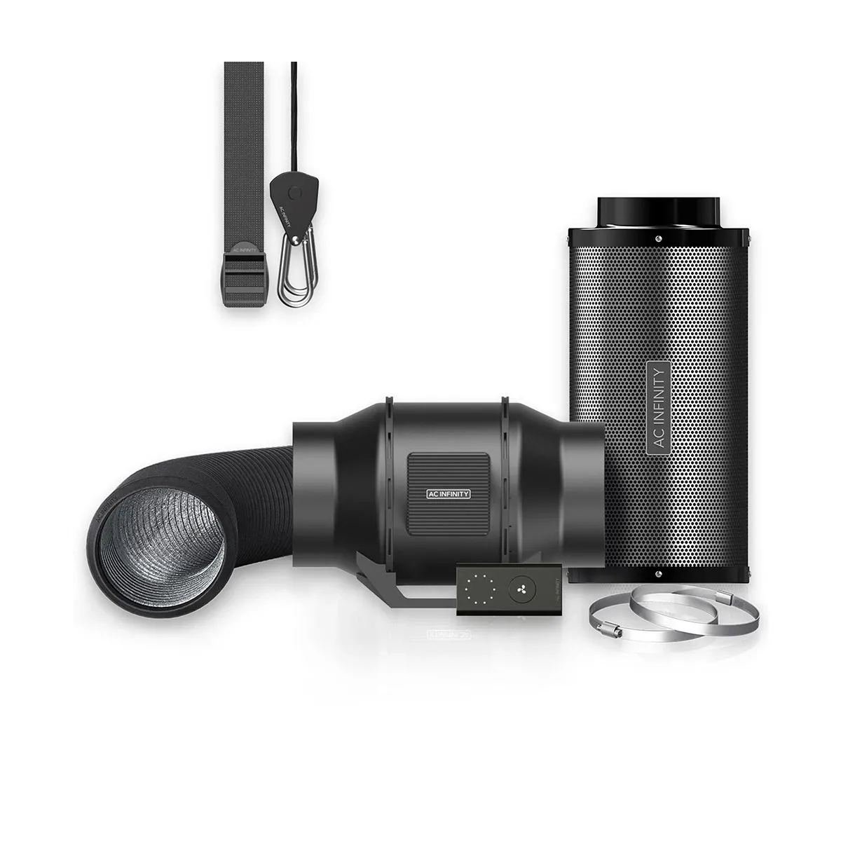 AC Infinity Cloudline A6 Abluftset | silent | EC | 598m³/h | 150mm | bis 120x120 cm