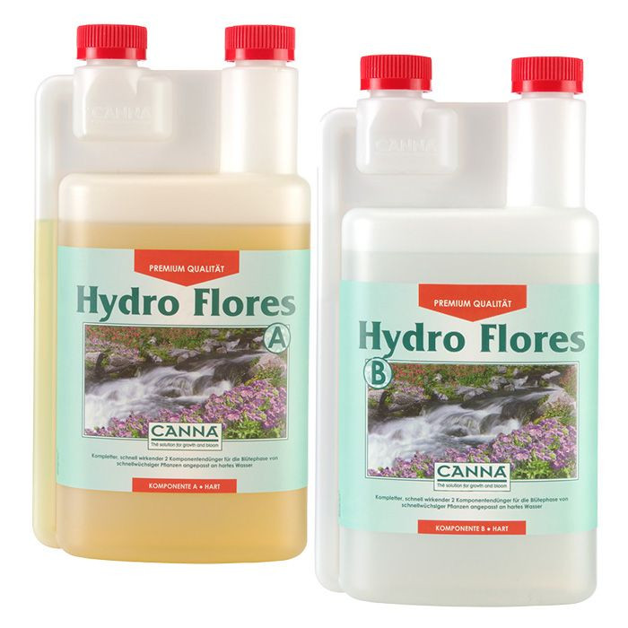 Canna Hydro Flores A+B (Hartes Wasser) 1 L