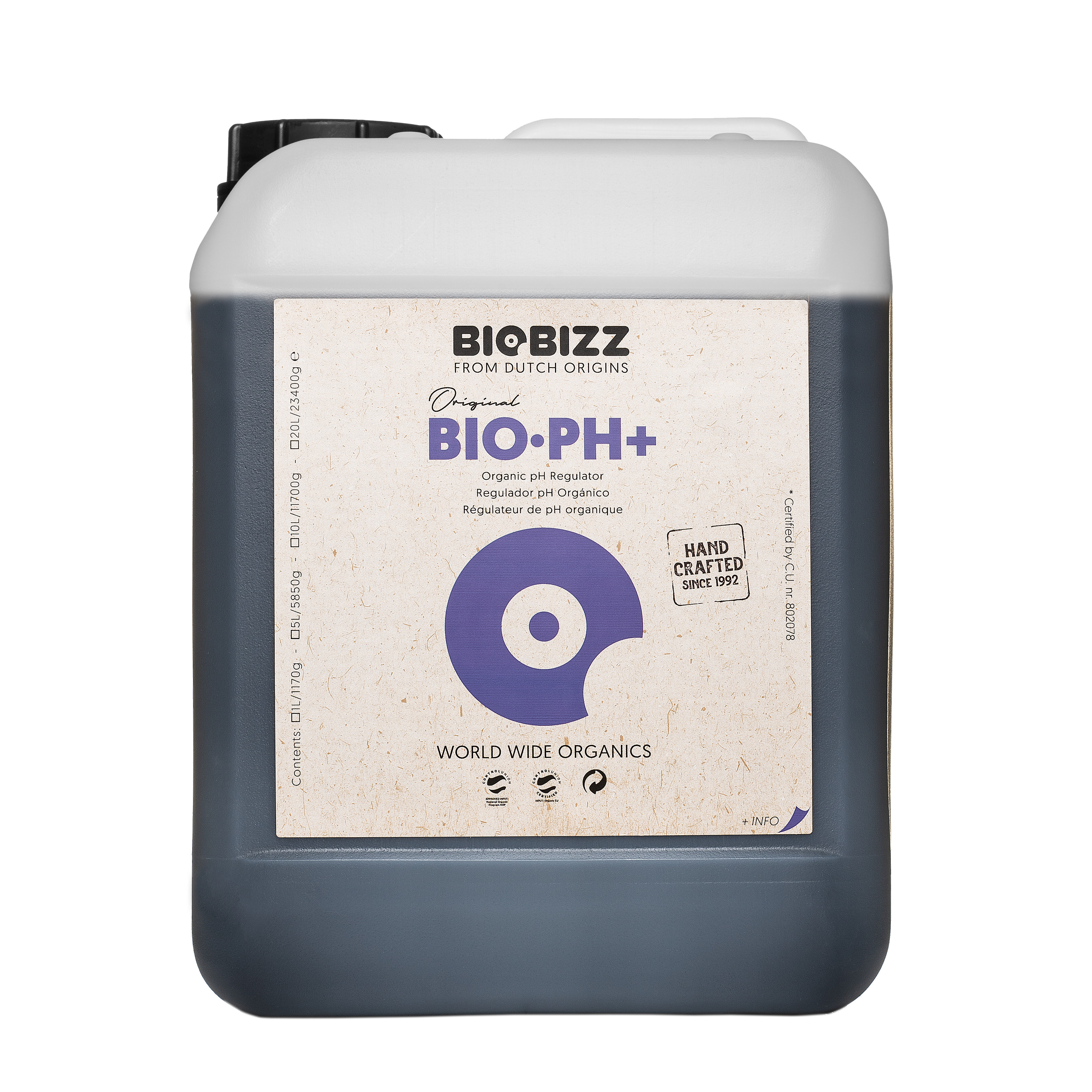 BioBizz Bio pH+ Plus 5 L