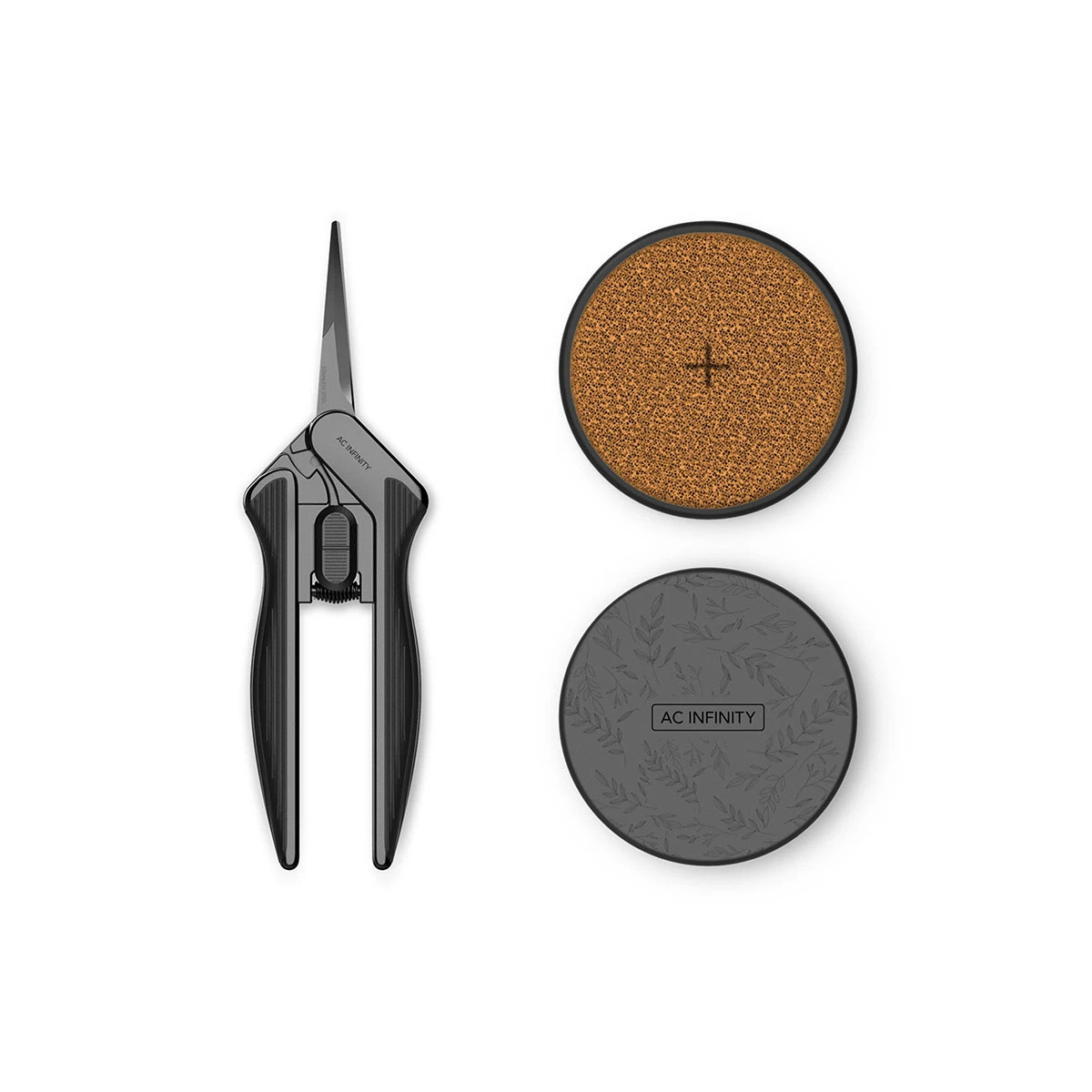 AC Infinity Edelstahl Präzisionstrimmschere Grade Klinge mit Reinigungsset