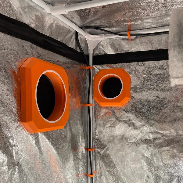 Plant Technology modulare Zuluftfilter Einlass mit Filter 200mm x 200mm