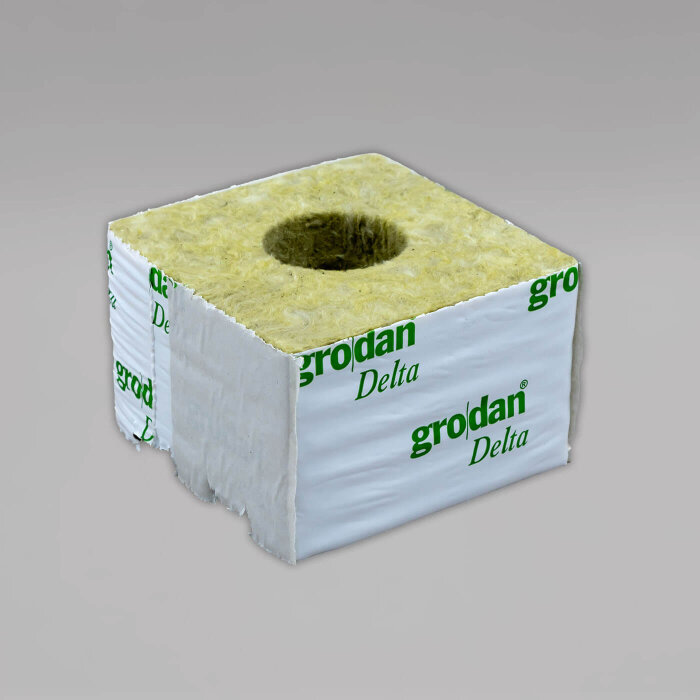 Grodan Delta, NG 2.0, Kulturblock L, großes Loch, 10 x 10 x 6,5 cm