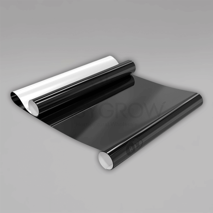 schwarz-weiß Folie, 2m breit, 30 Meter