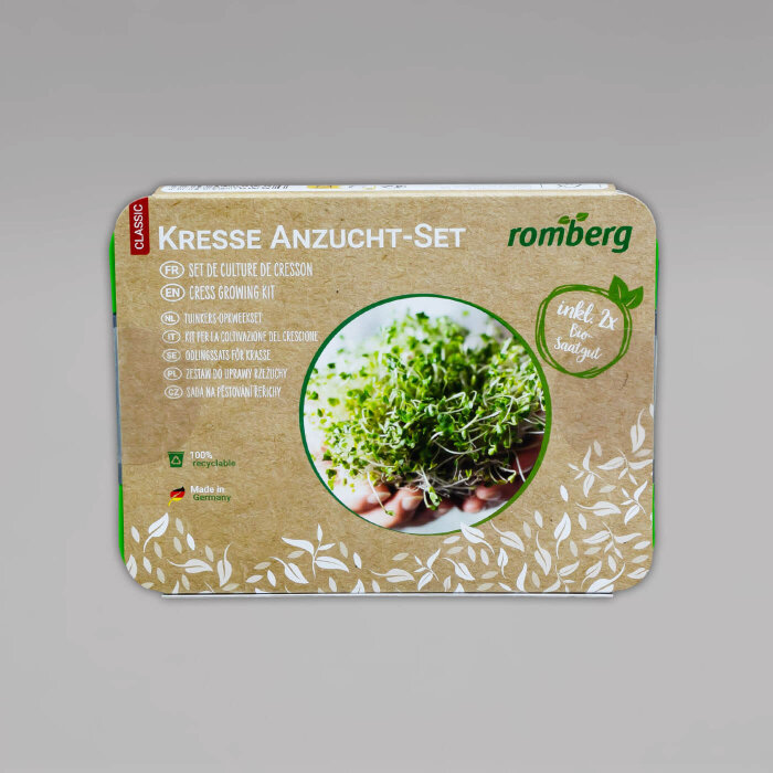 Romberg Kresse Anzuchtset, mit Saatgut